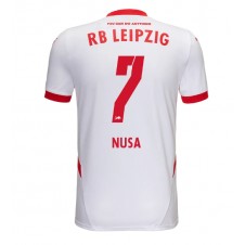 RB Leipzig Antonio Nusa #7 Hemmatröja 2024-25 Korta ärmar